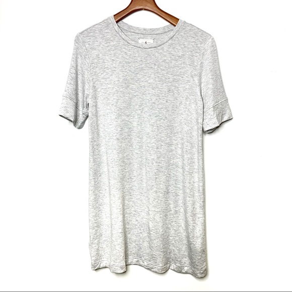 Lou & Grey Dresses & Skirts - LOU & GREY Signature Heather Grey Tee Dress NWT M